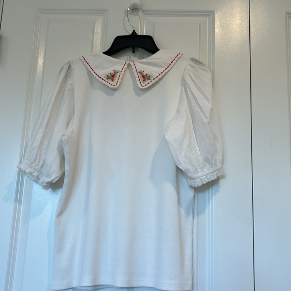 Anthropology Peasant Top - Picture 7 of 7